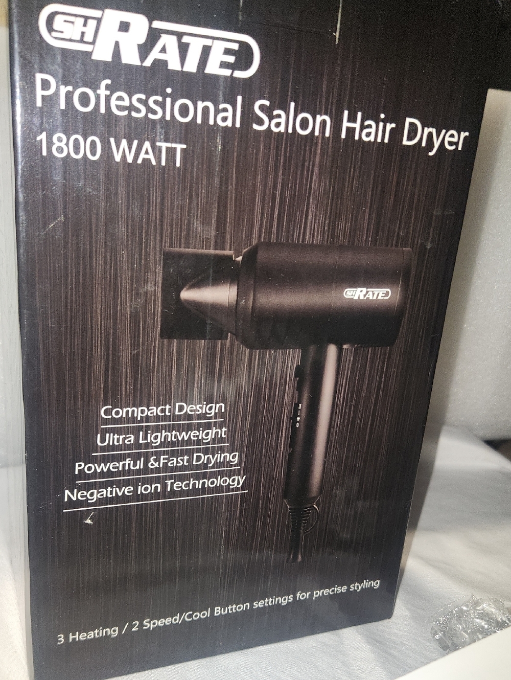 Professional Salon Hair Dryer - Black